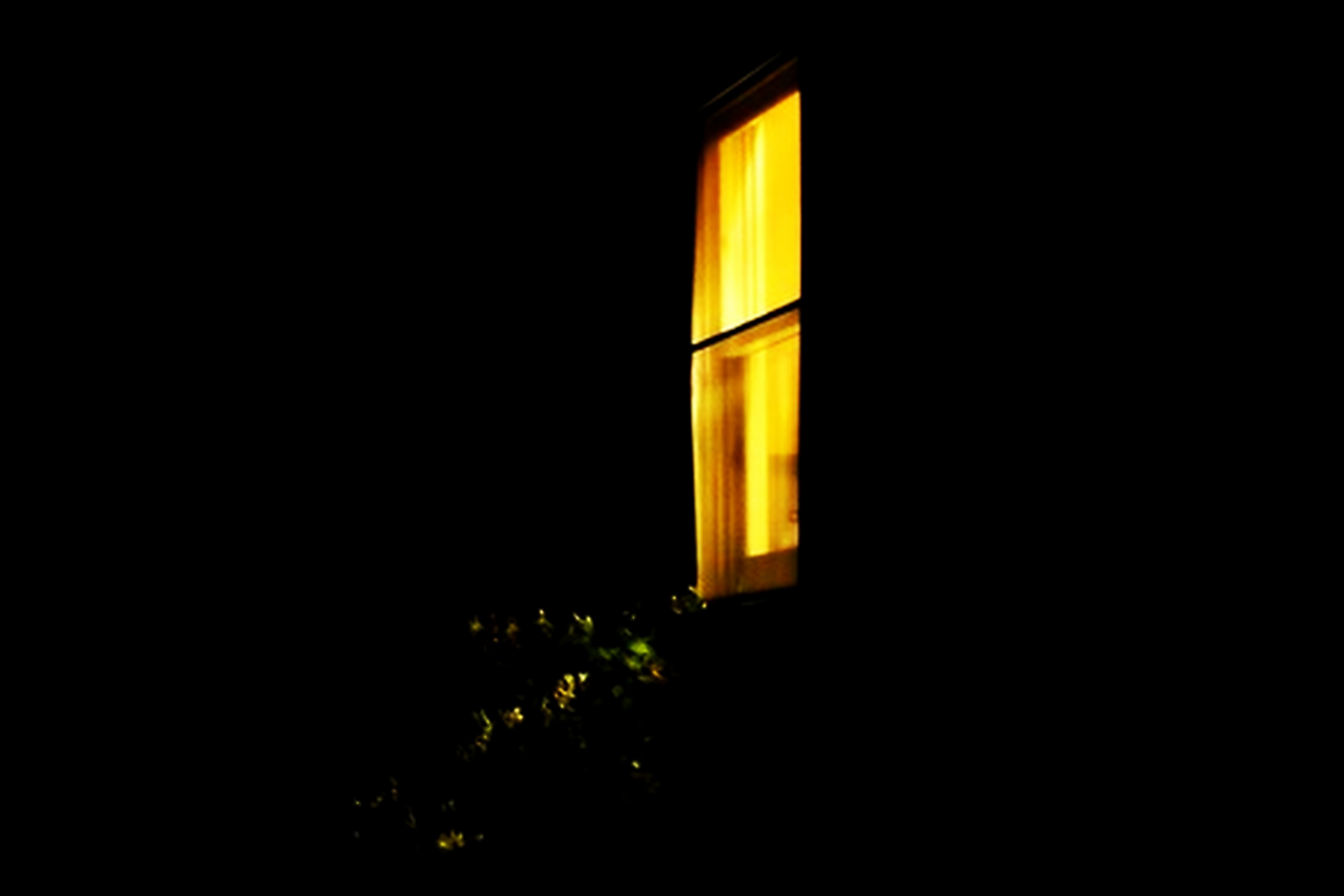 Окно ночью